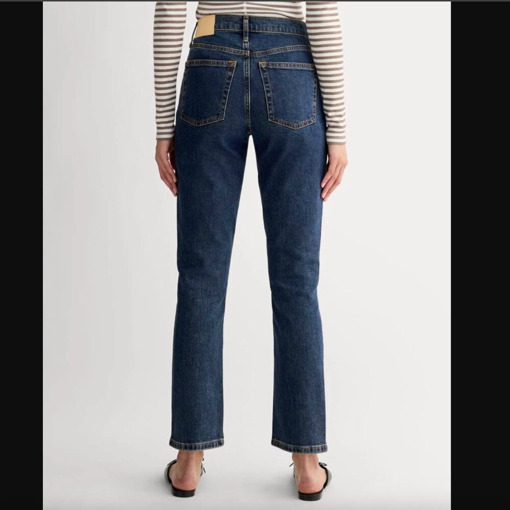 Everlane The Original Cheeky Jean - size 24, Indigo Rinse - Picture 2 of 11